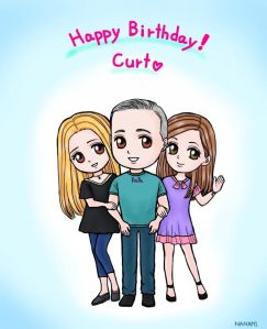 We can all guess who on this iconic imagery, Manami wishes Curt a Happy Birthday from Japan